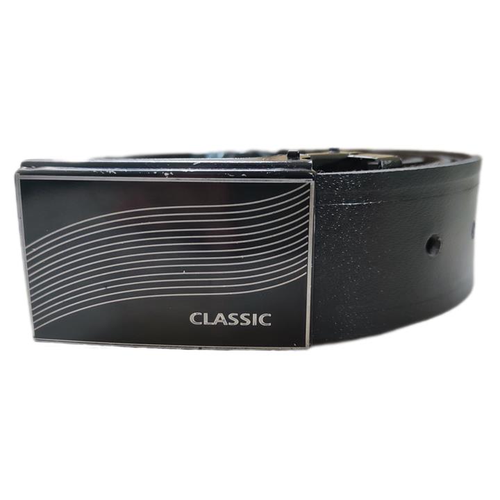 کمربند مردانه طرح چرم کلاسیک ۰۲